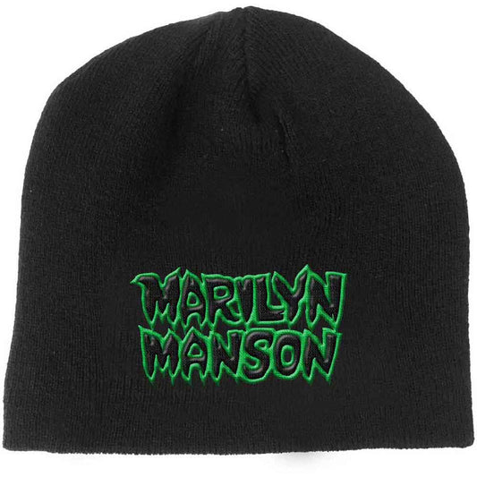 Marilyn Manson Beanie Hat: Logo 2