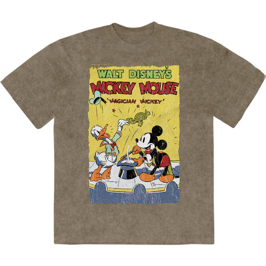 Disney Stone Wash T-Shirt: Mickey Magician