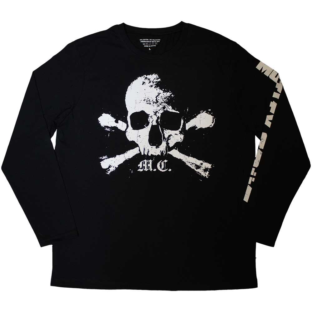 Motley Crue Long Sleeve T-Shirt: Orbit Skull