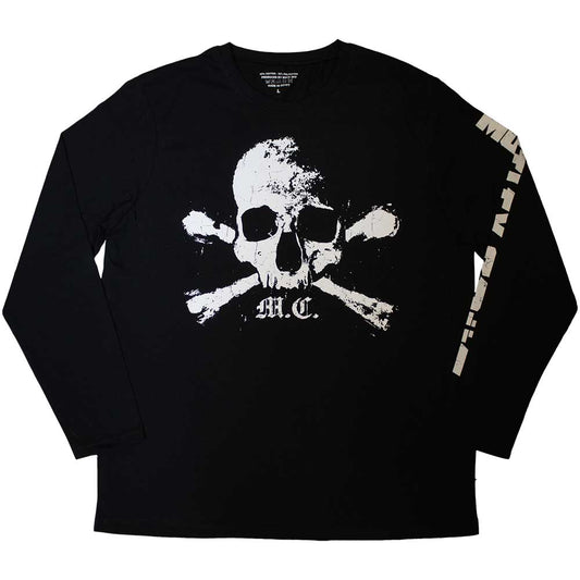 Motley Crue Long Sleeve T-Shirt: Orbit Skull