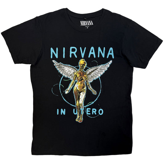 Nirvana Premium Carbon T-Shirt: In Utero Neon Blue