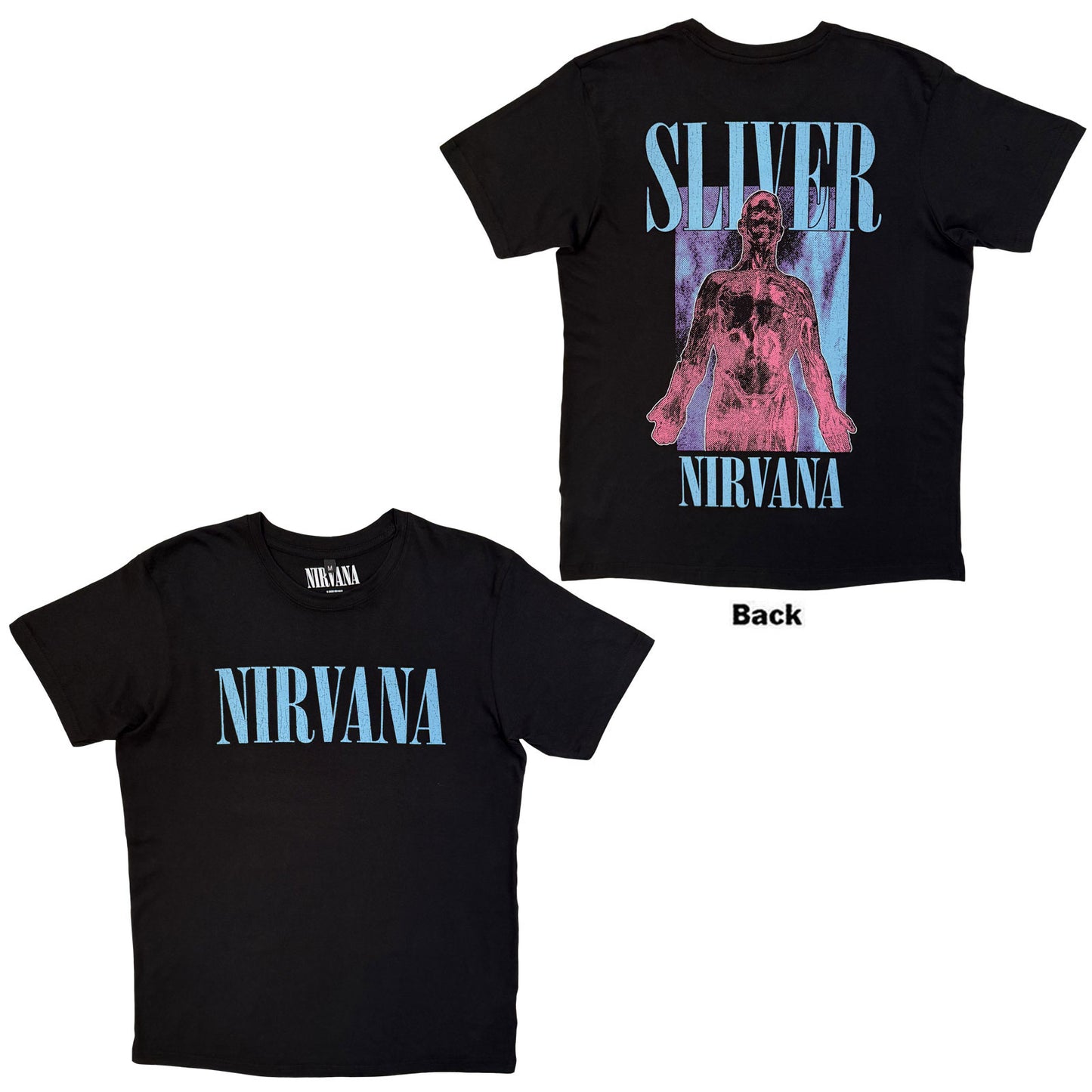 Nirvana Premium Carbon T-Shirt: Silver