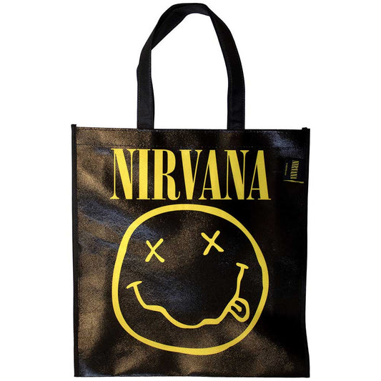 Nirvana Eco Shopper: Yellow Happy Face