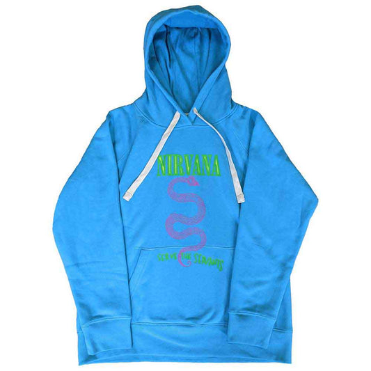 Nirvana Pullover Hoodie: Serve The Servants Neon