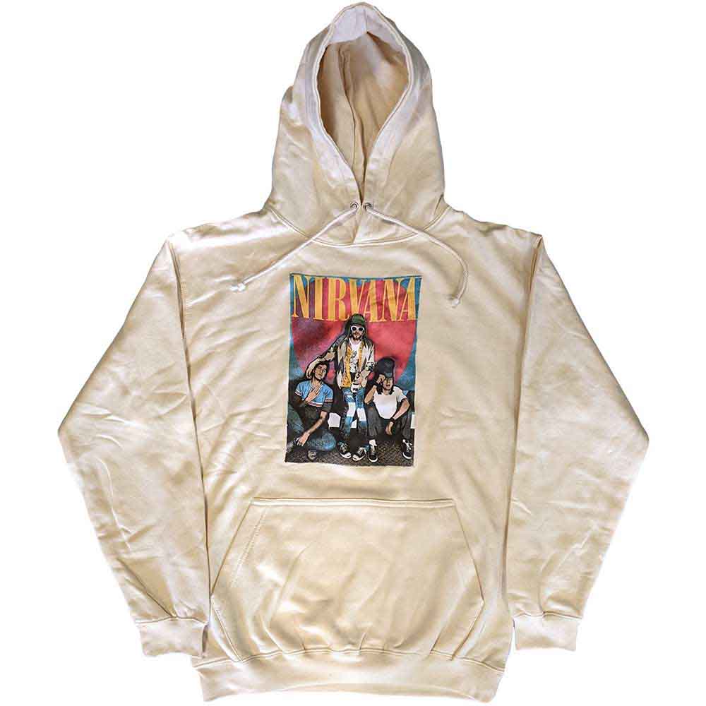 Nirvana Pullover Hoodie: Trapper Hat Mono Logo