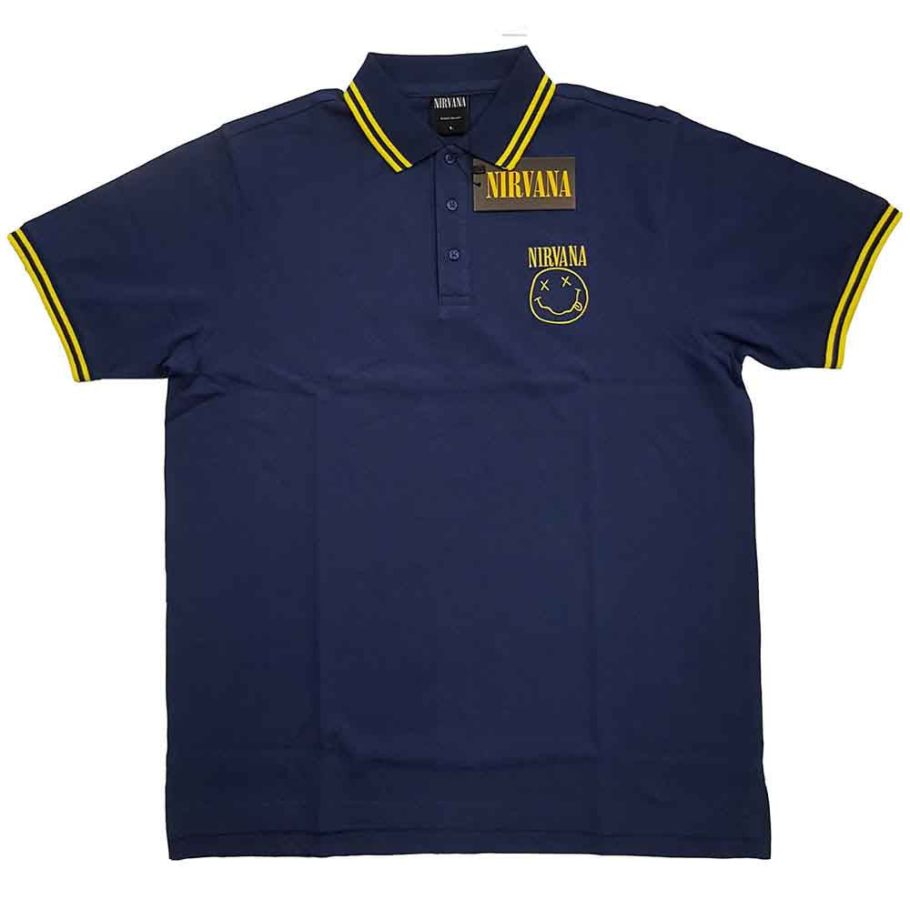 Nirvana Polo Shirt: Happy Face