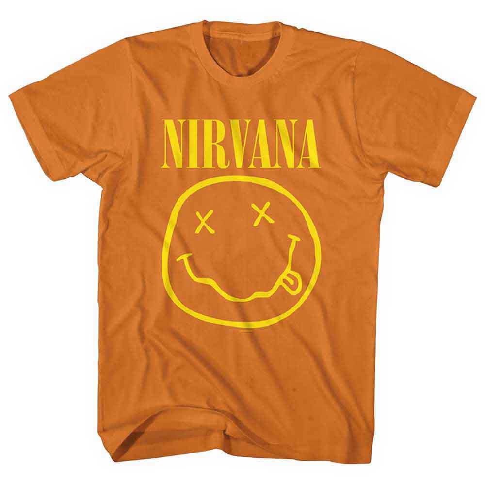 Nirvana T-Shirt: Yellow Happy Face