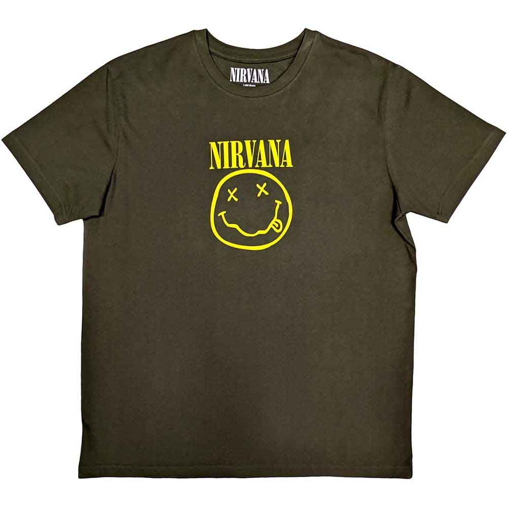 Nirvana T-Shirt: Yellow Happy Face
