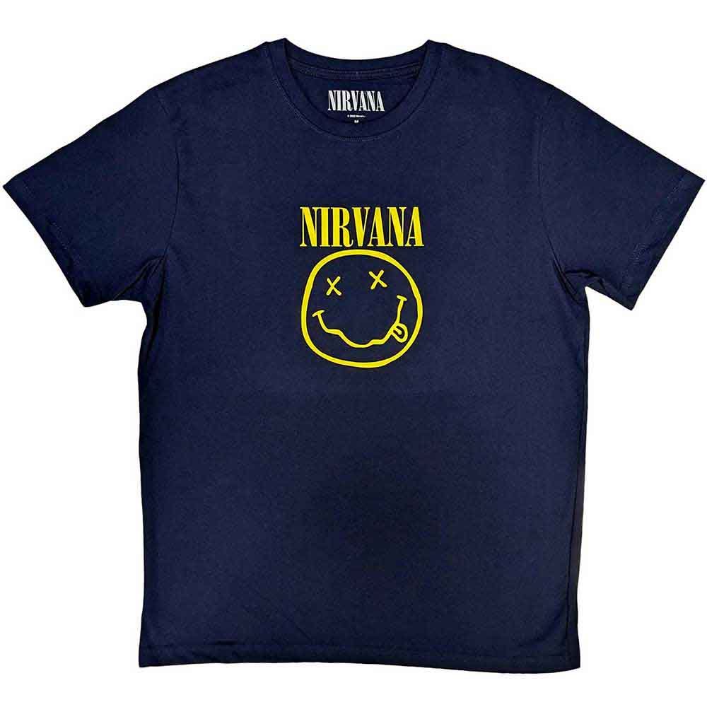 Nirvana T-Shirt: Yellow Happy Face