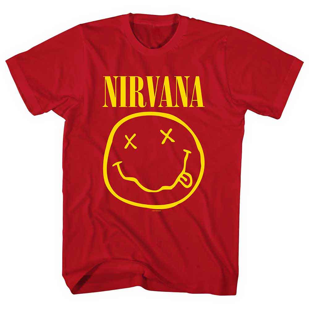 Nirvana T-Shirt: Yellow Happy Face