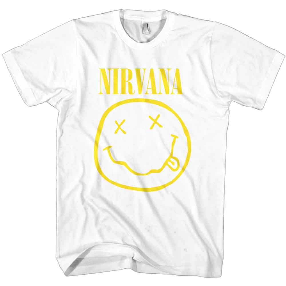 Nirvana T-Shirt: Yellow Happy Face