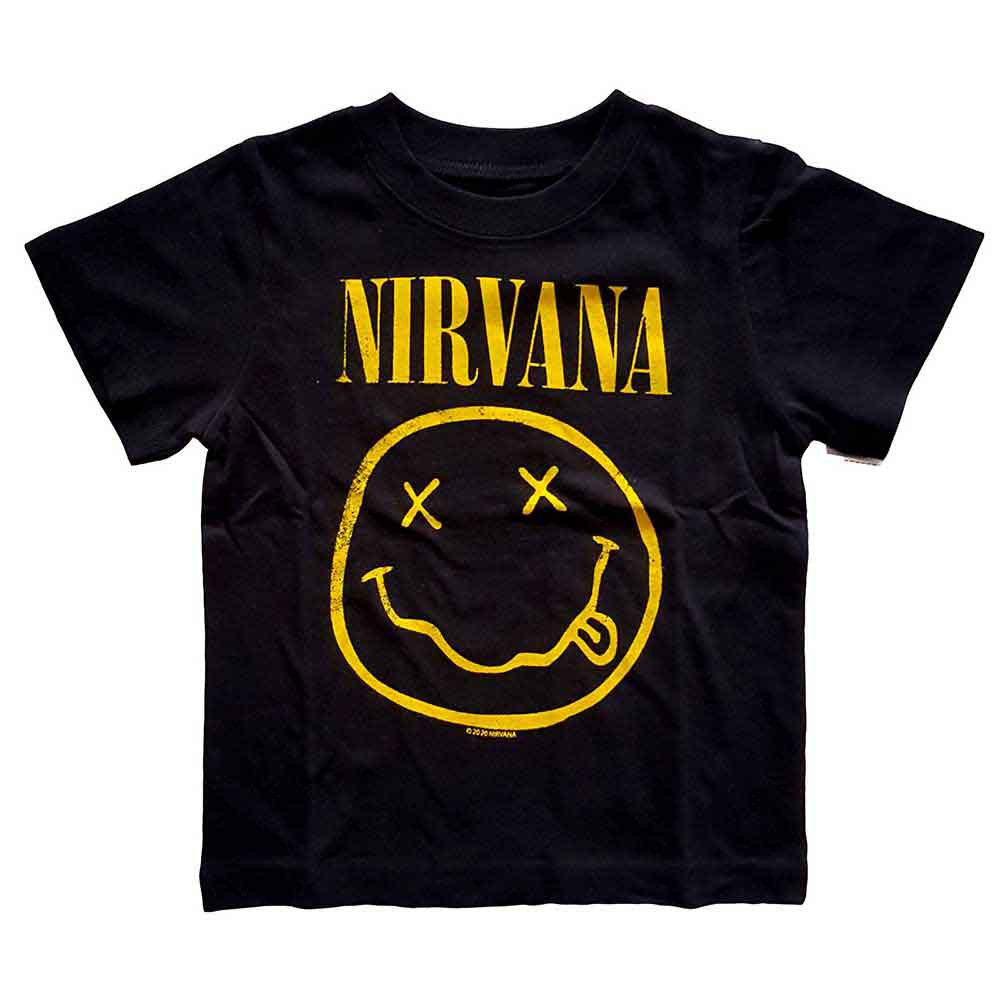 Nirvana Toddler T-Shirt: Yellow Happy Face