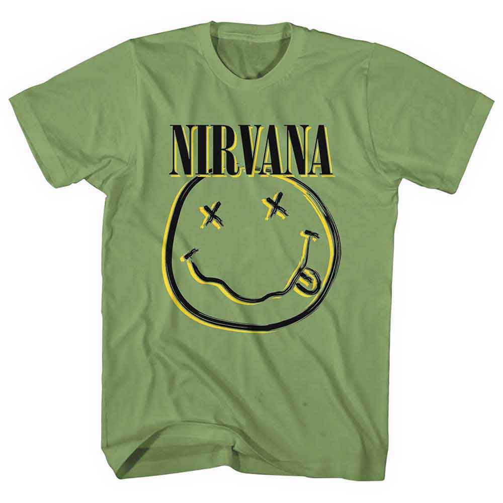 Nirvana T-Shirt: Inverse Happy Face