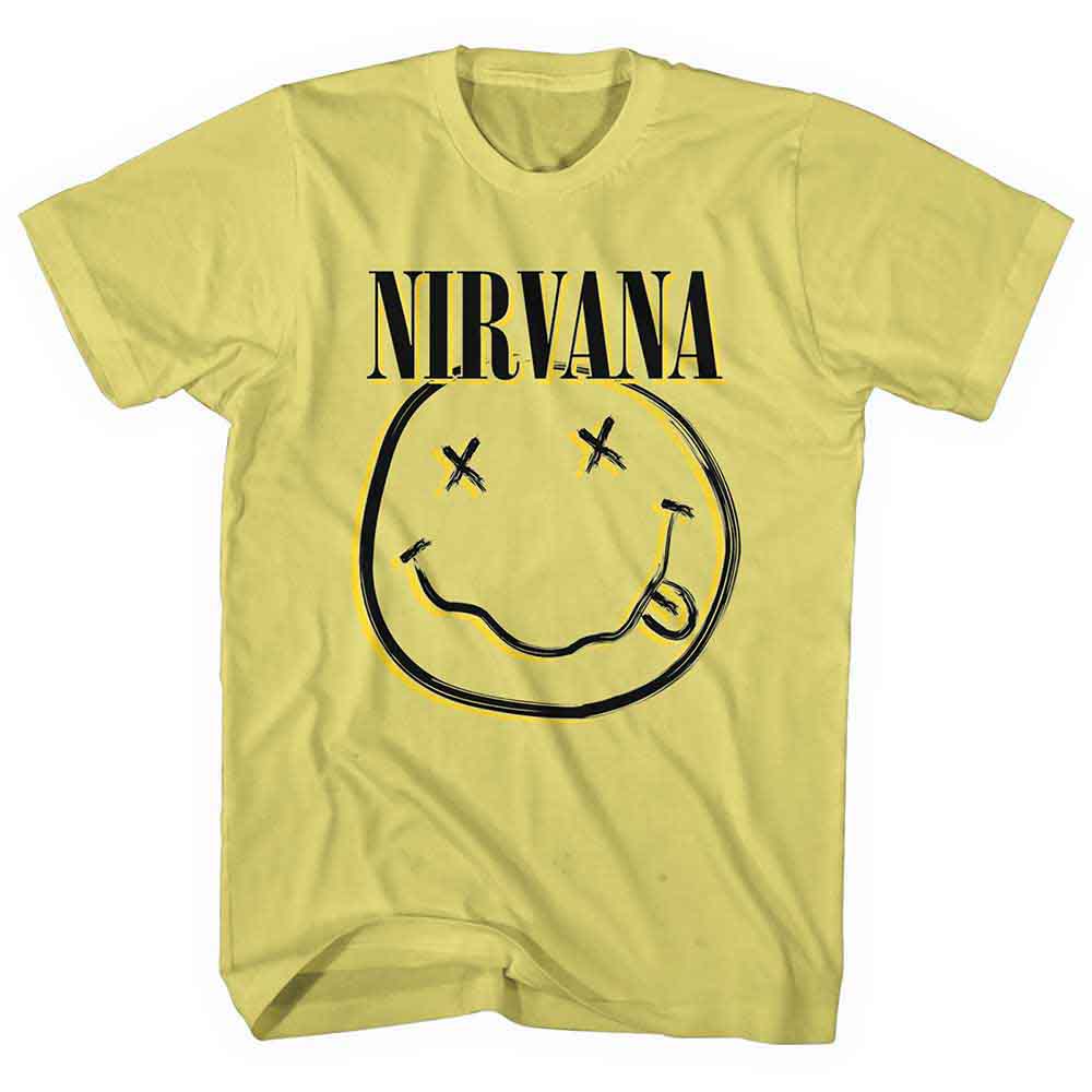 Nirvana T-Shirt: Inverse Happy Face