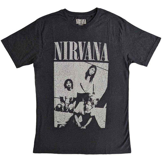 Nirvana Distressed T-Shirt: Sitting