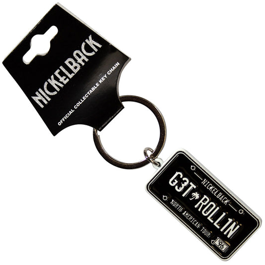 Nickelback Keychain: License Plate