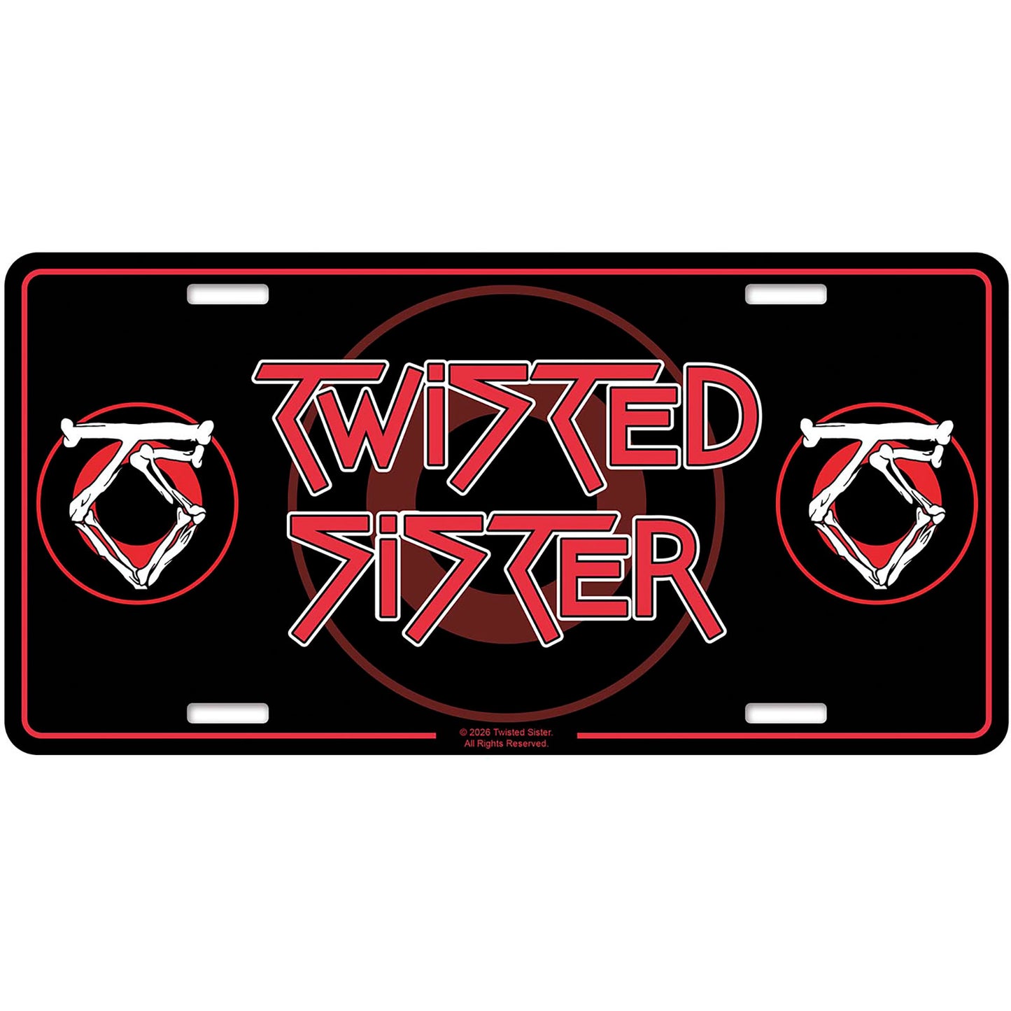 Twisted Sister Number Plate: Logo