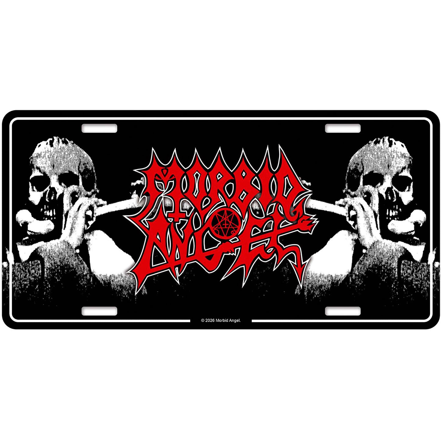 Morbid Angel Number Plate: Leading The Rats