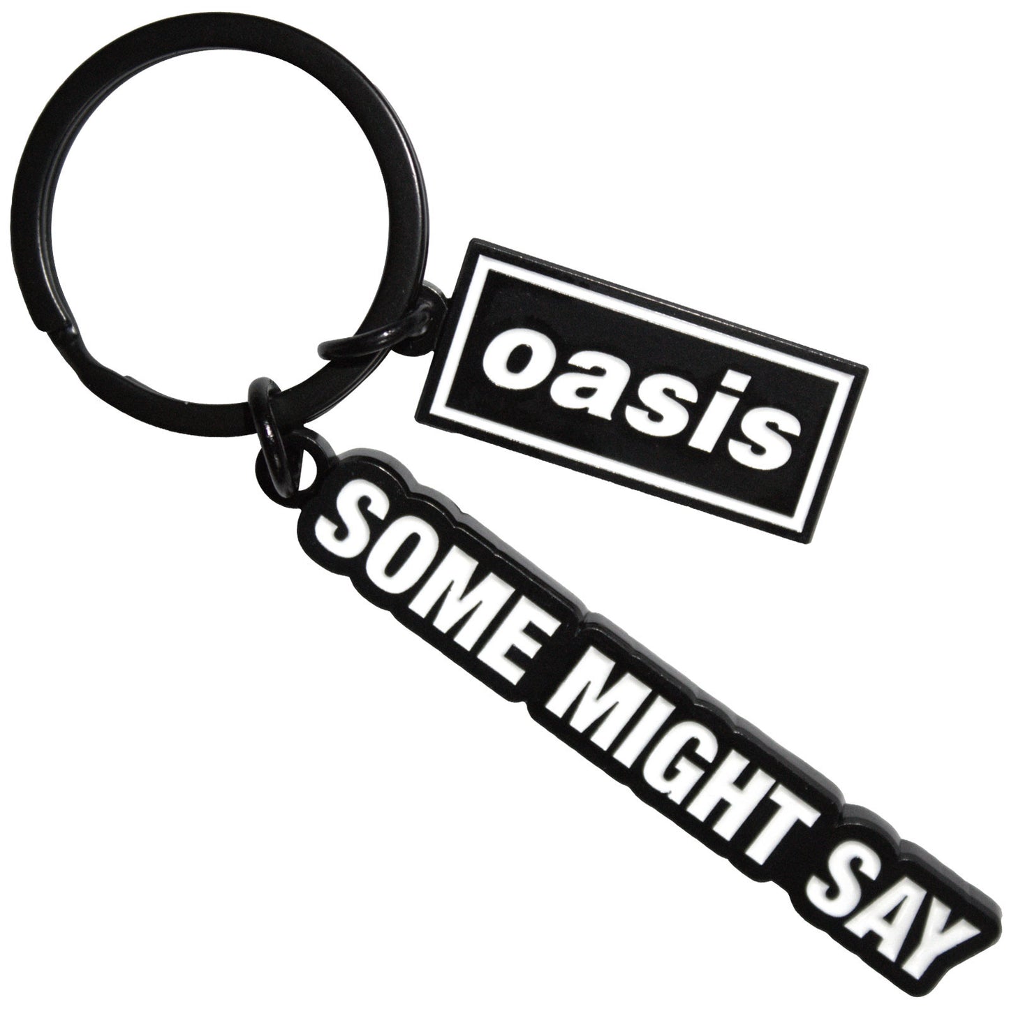 Oasis Keychain: Some Might Say Decca Logo Charm