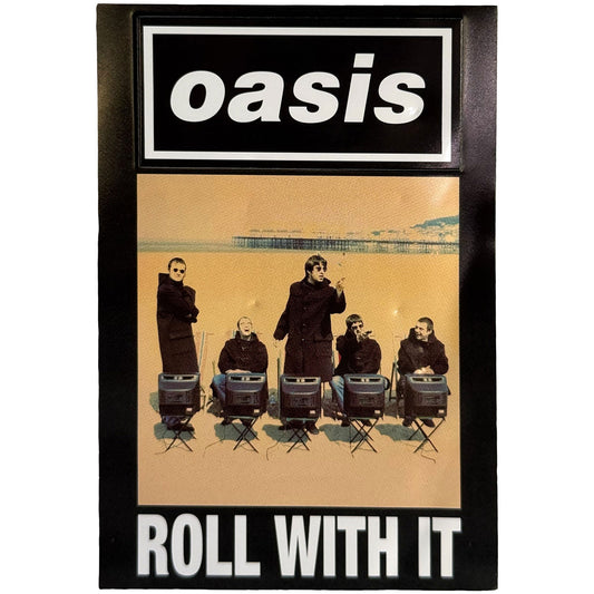 Oasis Magnet: Roll With It Single
