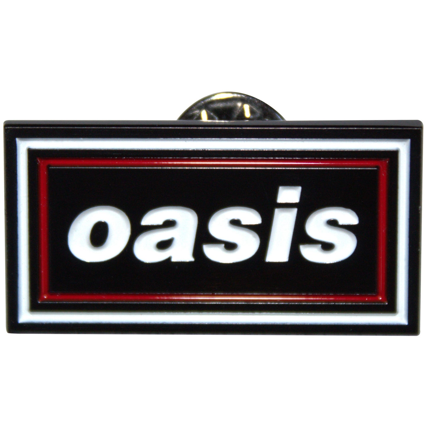 Oasis Badge: Decca Logo Red & Navy Retro