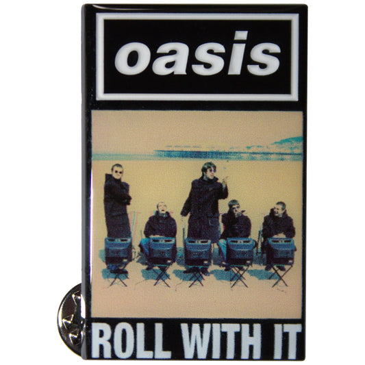 Oasis Badge: Roll With It Single