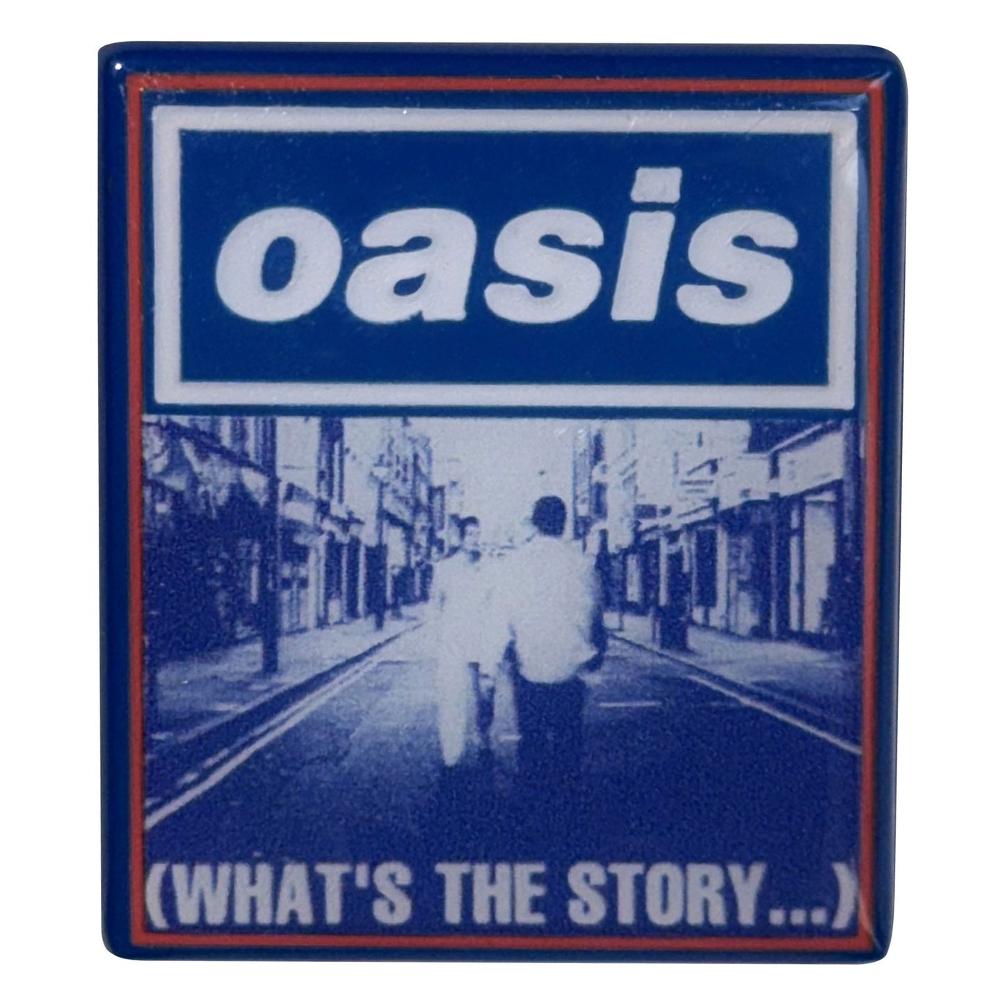 Oasis Badge: What's The Story Blue Tone