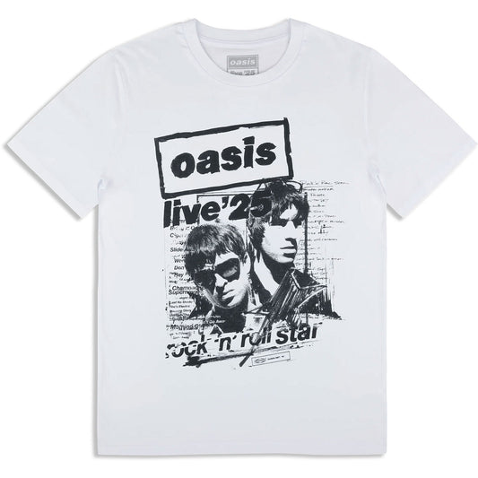 Oasis T-Shirt: Live '25 Rock N Roll Star