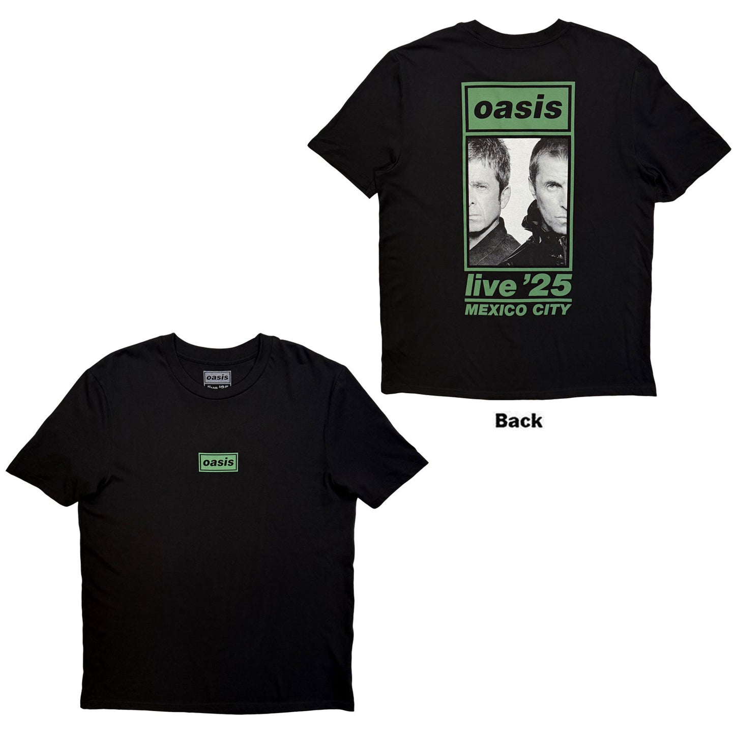Oasis T-Shirt: Mexico City Half Faces Fan Store