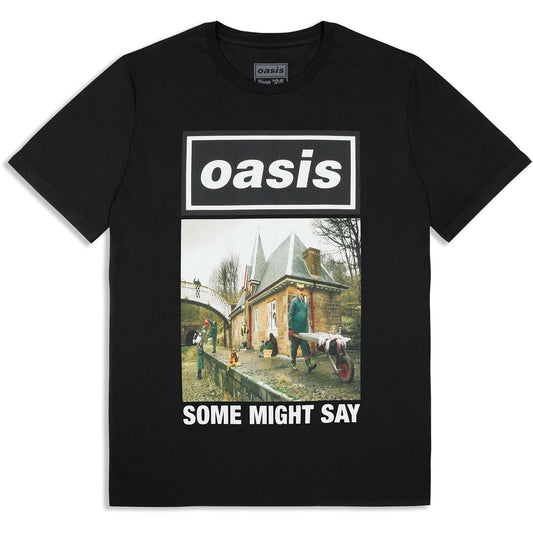 Oasis T-Shirt: Some Might Say Single Cover