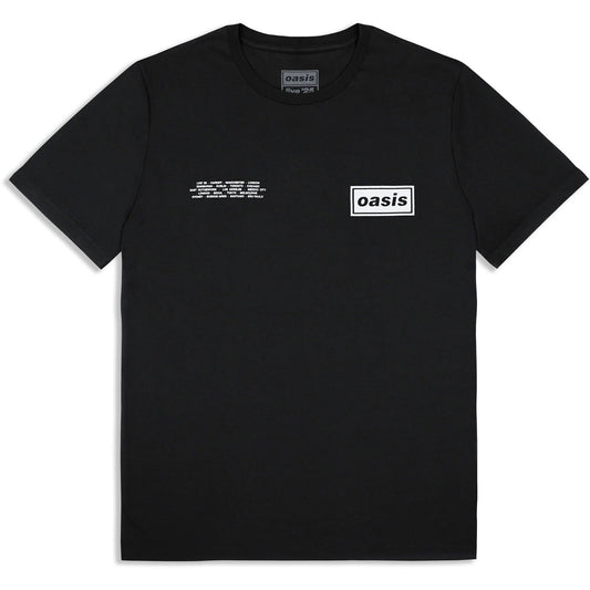 Oasis T-Shirt: Global Cities Logo