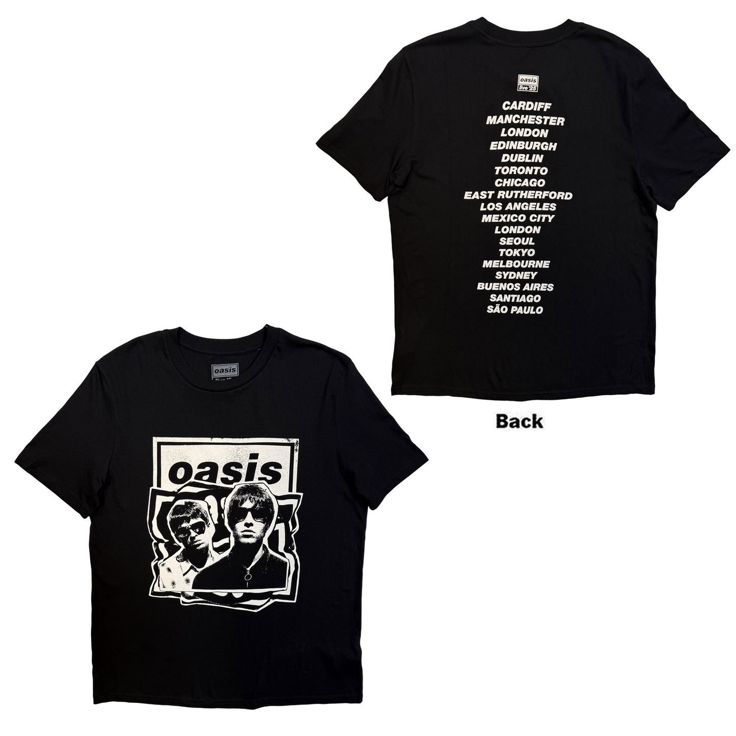 Oasis T-Shirt: Paper Cut Out Tour