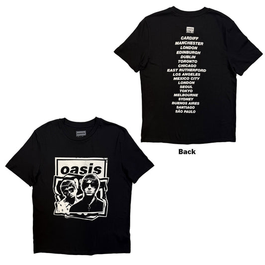 Oasis T-Shirt: Paper Cut Out Tour