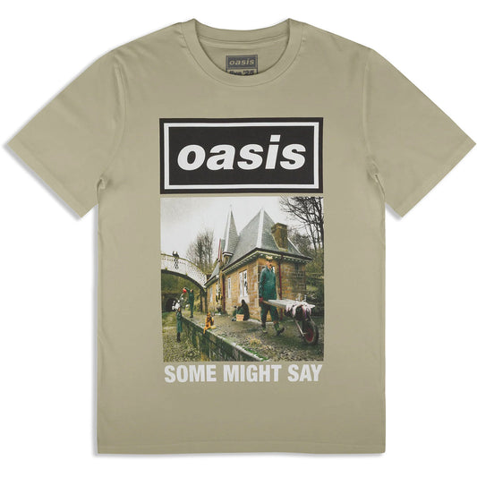 Oasis T-Shirt: Some Might Say Single Cover