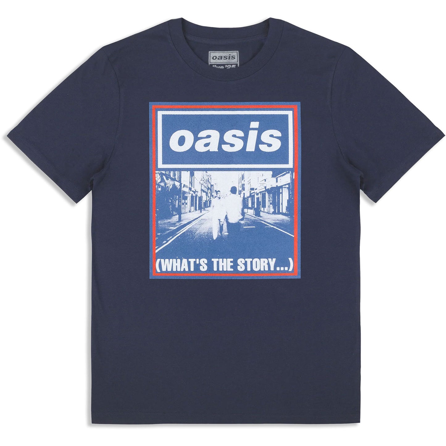 Oasis T-Shirt: What's The Story Blue Tone