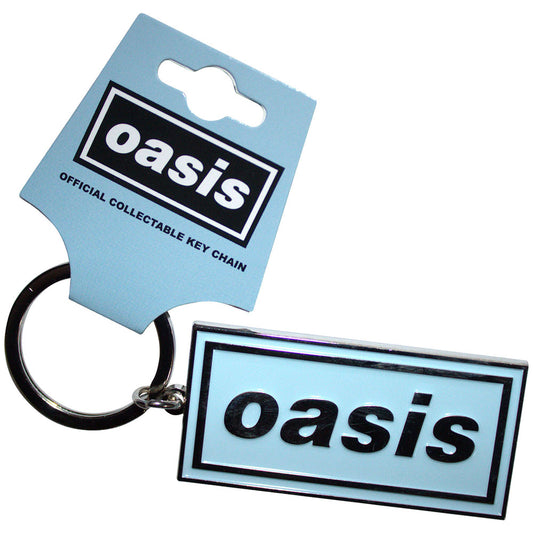 Oasis Keychain: Logo Sky Blue