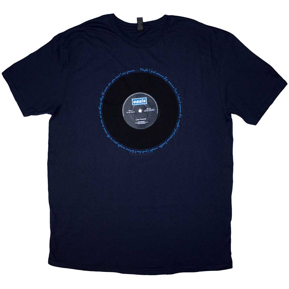 Oasis T-Shirt: Live Forever Single