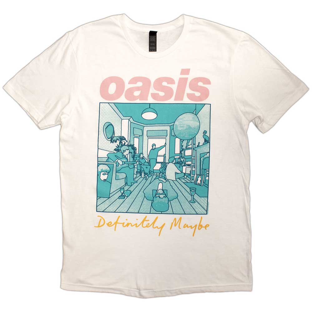 Oasis T-Shirt: Definitely Maybe Illustration Colour