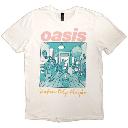 Oasis T-Shirt: Definitely Maybe Illustration Colour