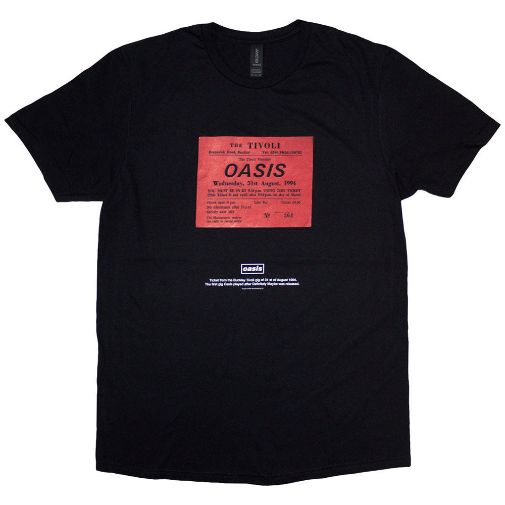 Oasis T-Shirt: Definitely Maybe Ticket Stub