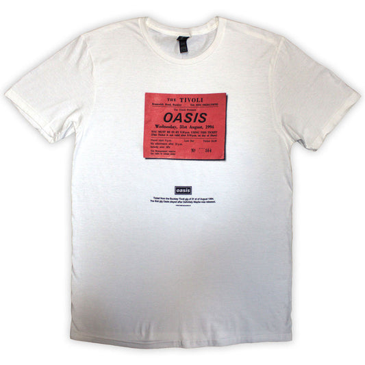 Oasis T-Shirt: Definitely Maybe Ticket Stub