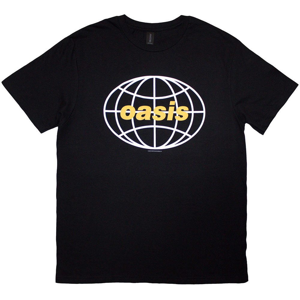 Oasis T-Shirt: Globe Logo