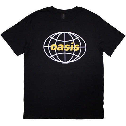 Oasis T-Shirt: Globe Logo