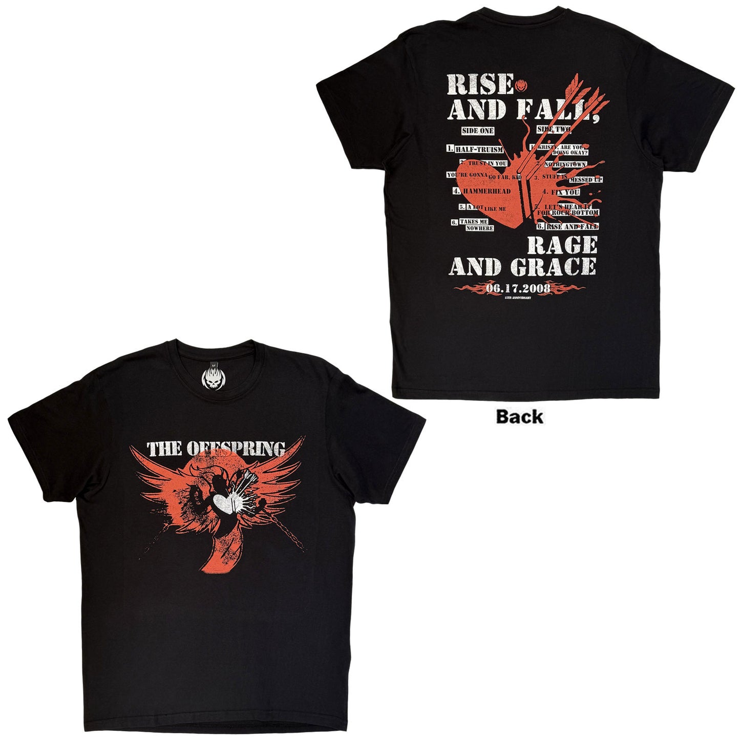 The Offspring Premium Carbon T-Shirt: Rise And Fall