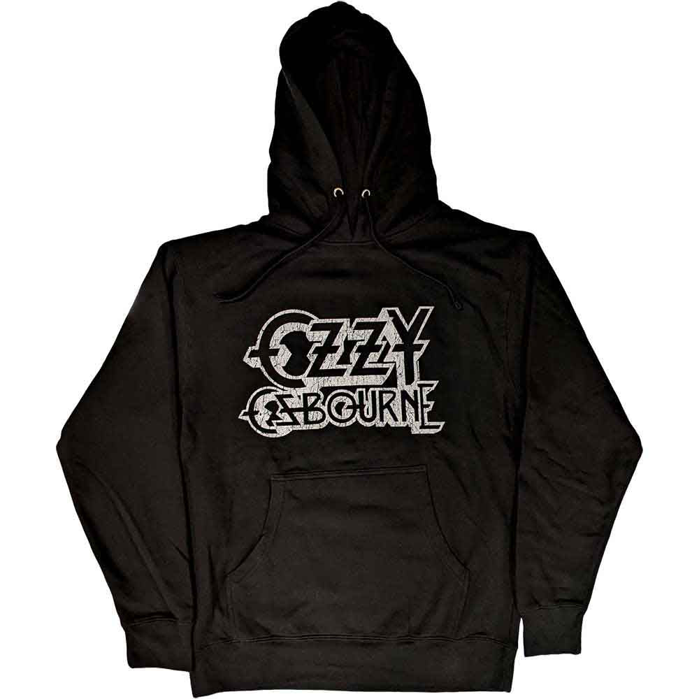Ozzy Osbourne Pullover Hoodie: Vintage Logo
