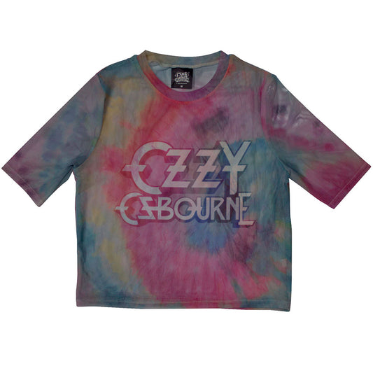 Ozzy Osbourne Ladies Crop Top: Logo