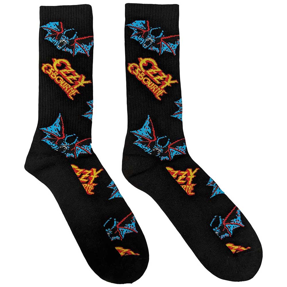Ozzy Osbourne Socks: Logos & Bats