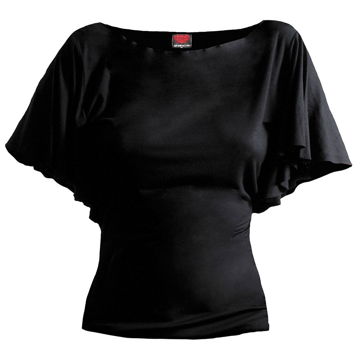 Spiral Ladies Latin Boatneck Top: Plain
