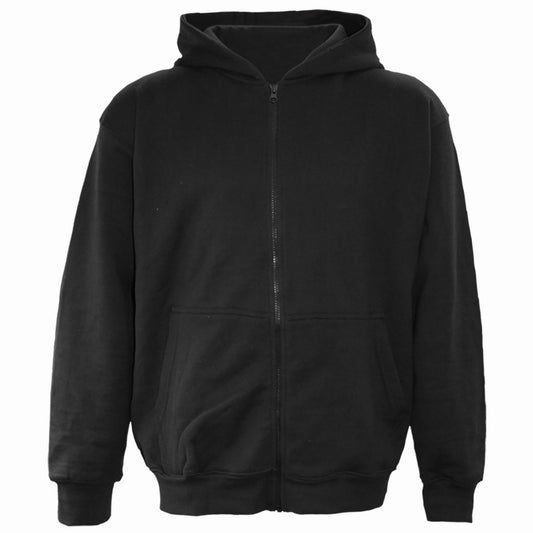 Spiral Zipped Hoodie: Plain