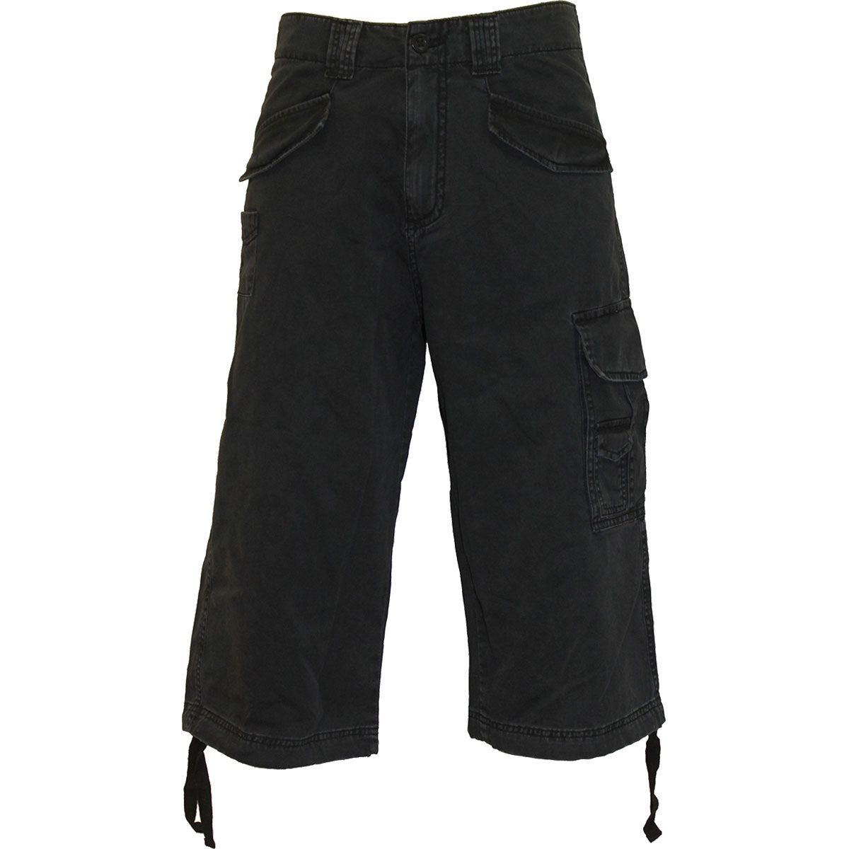 Spiral Vintage Long Cargo Shorts: Plain